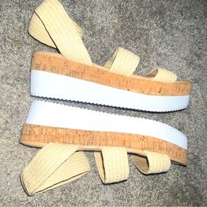 ShuShop Cream Wedges